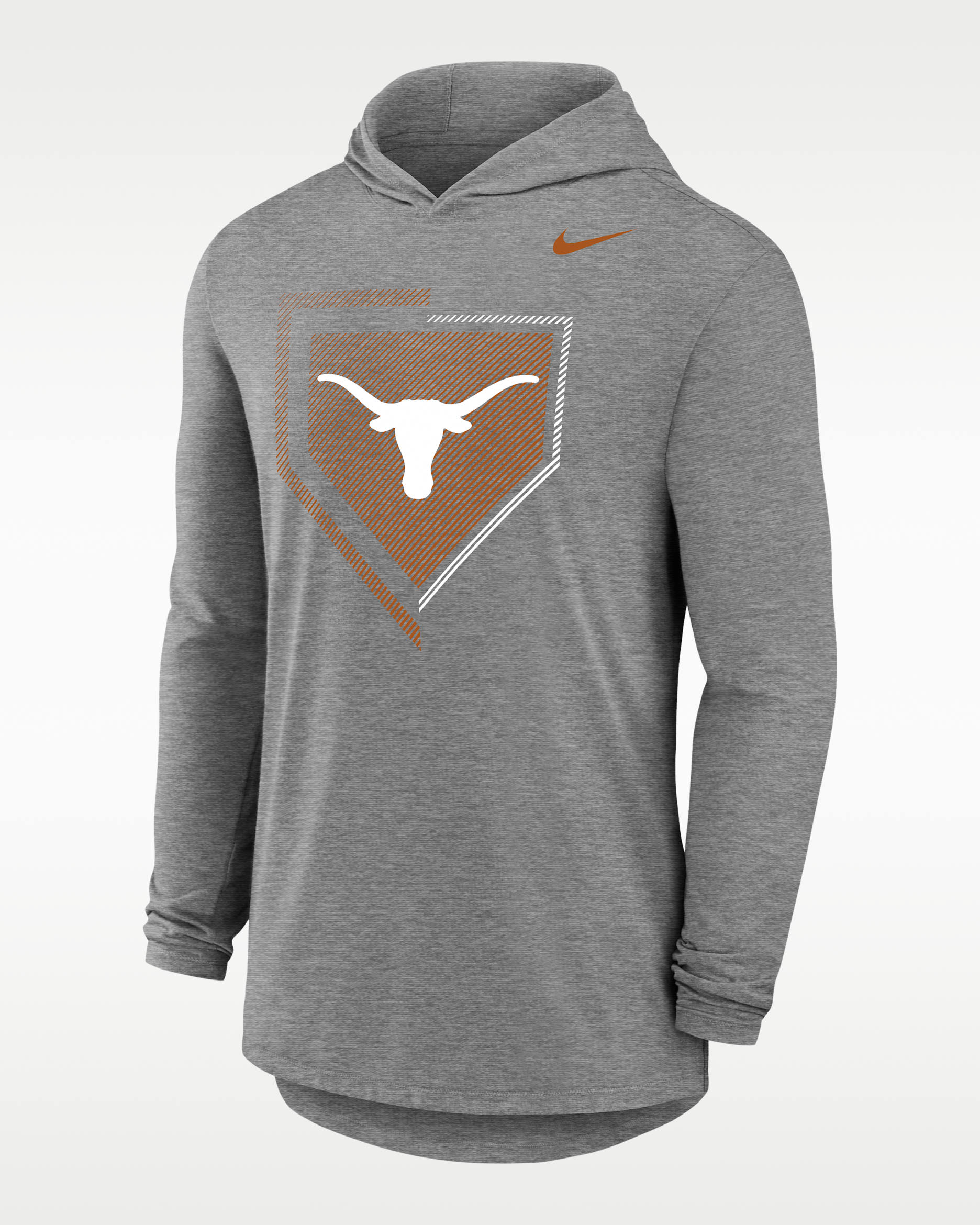 Nike College (Texas Longhorns) Men's Long-Sleeve Hooded Baseball T